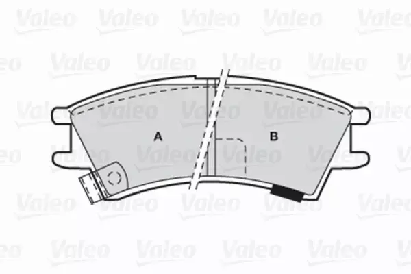 VALEO KLOCKI HAMULCOWE 301575 