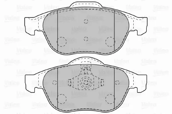 VALEO KLOCKI HAMULCOWE 598993 