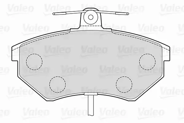 VALEO KLOCKI HAMULCOWE FIRST 301484 