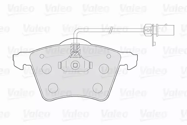 VALEO KLOCKI HAMULCOWE FIRST 301801 