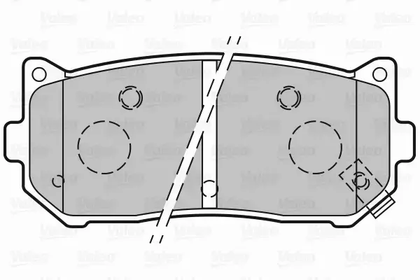 VALEO KLOCKI HAMULCOWE 301841 