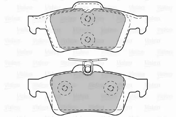 VALEO KLOCKI HAMULCOWE 601044 