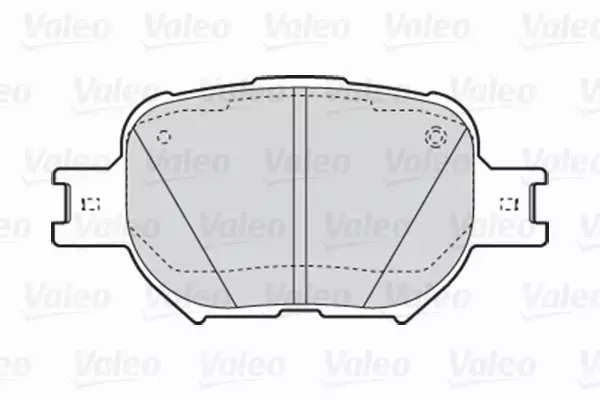 VALEO KLOCKI HAMULCOWE FIRST 301827 