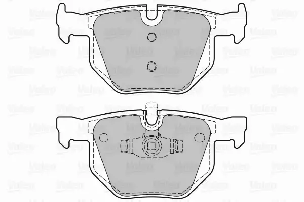 VALEO KLOCKI HAMULCOWE 598885 