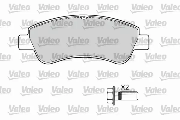 VALEO KLOCKI HAMULCOWE 601464 