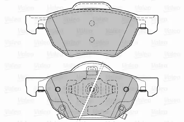 VALEO KLOCKI HAMULCOWE 598824 