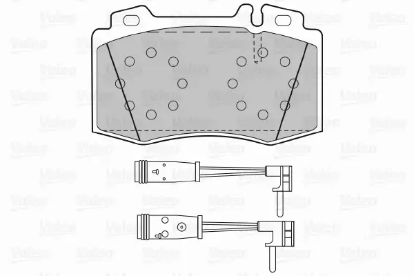 VALEO KLOCKI HAMULCOWE 598659 