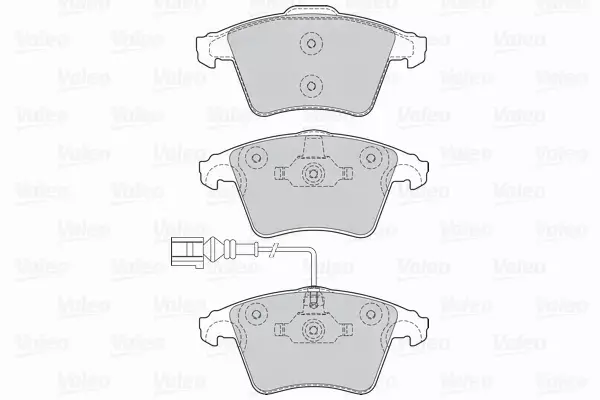 VALEO KLOCKI HAMULCOWE 302042 