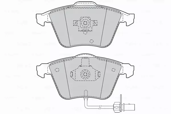 VALEO KLOCKI HAMULCOWE 302056 