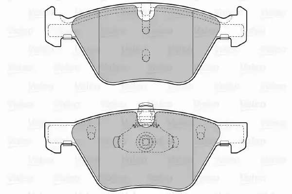 VALEO KLOCKI HAMULCOWE 601283 