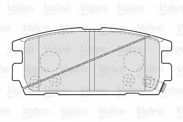 VALEO KLOCKI HAMULCOWE 301024 