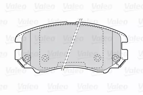 VALEO KLOCKI HAMULCOWE FIRST 301744 