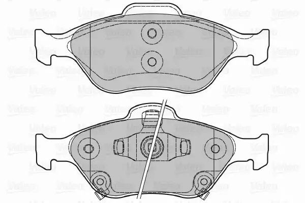 VALEO KLOCKI HAMULCOWE 601026 