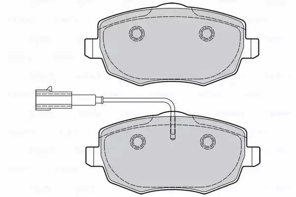 VALEO KLOCKI HAMULCOWE 301042 