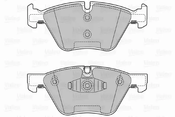 VALEO KLOCKI HAMULCOWE 601126 