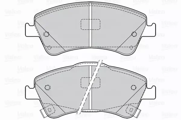 VALEO KLOCKI HAMULCOWE 302125 