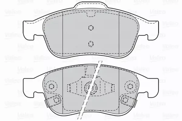 VALEO KLOCKI HAMULCOWE 302207 