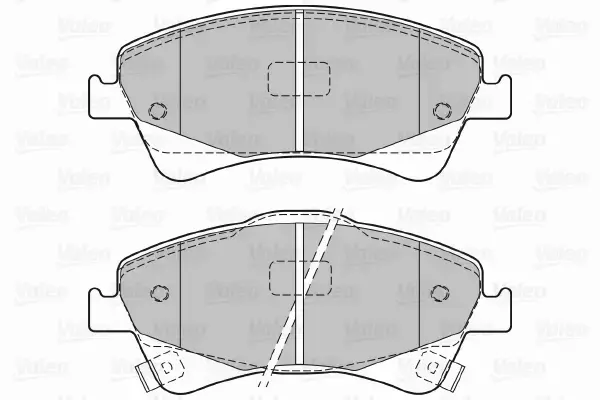 VALEO KLOCKI HAMULCOWE 601059 