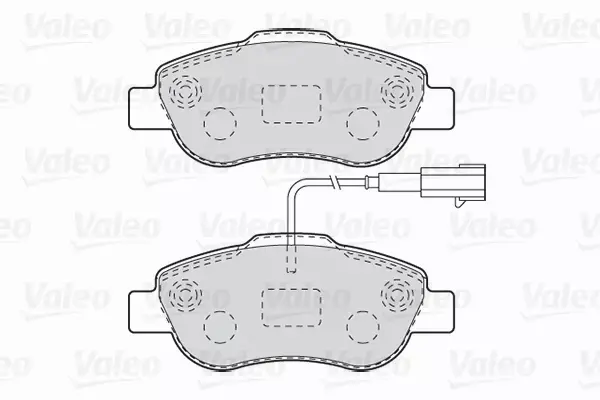 VALEO KLOCKI HAMULCOWE 301015 