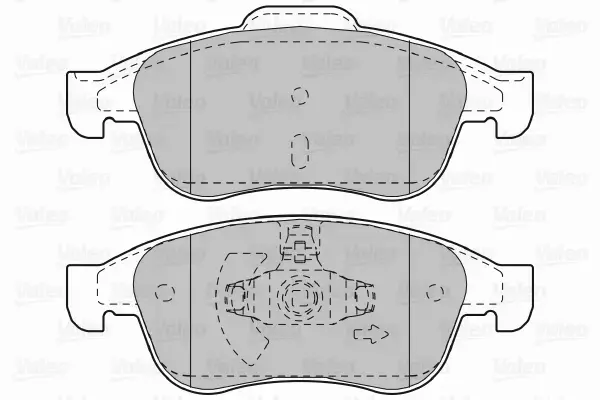 VALEO KLOCKI HAMULCOWE 601045 