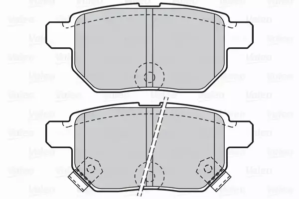 VALEO KLOCKI HAMULCOWE 302085 