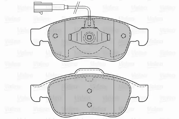 VALEO KLOCKI HAMULCOWE 601068 