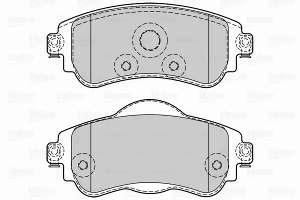 VALEO KLOCKI HAMULCOWE 302341 