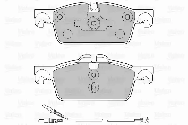 VALEO KLOCKI HAMULCOWE 601289 