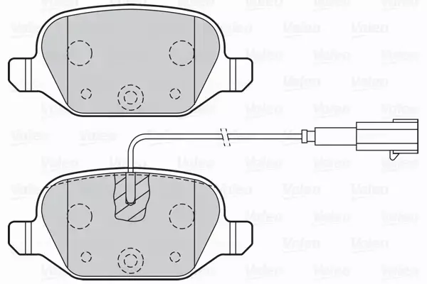 VALEO KLOCKI HAMULCOWE 302141 