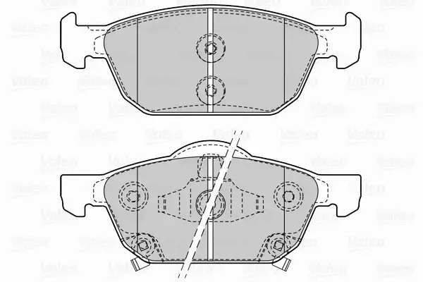 VALEO KLOCKI HAMULCOWE 601508 