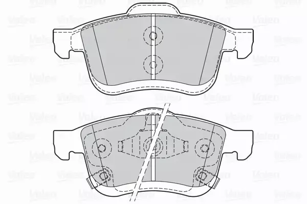 VALEO KLOCKI HAMULCOWE 302163 