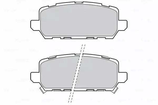 VALEO KLOCKI HAMULCOWE 302314 