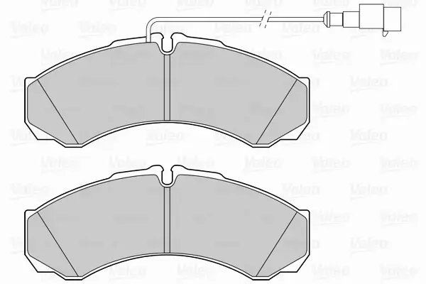 VALEO KLOCKI HAMULCOWE 302291 