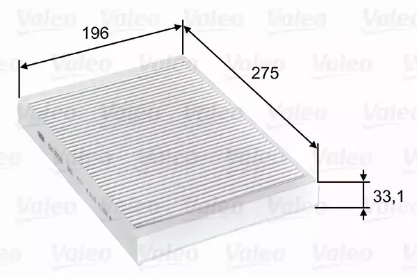 VALEO FILTR KABINOWY VOLVO S60 S80 II V60 XC70 II 