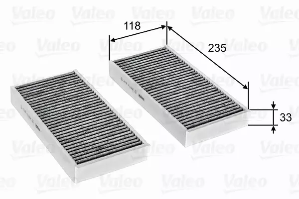 VALEO FILTR KABINOWY 715811 