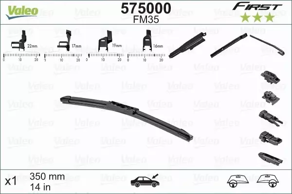 VALEO FIRST WYCIERACZKI FIAT SEDICI OD 2006 