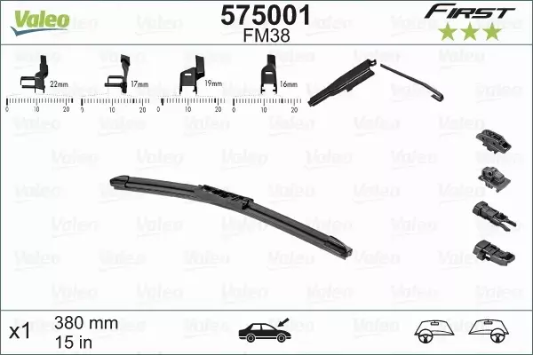 VALEO FIRST WYCIERACZKI FIAT GRANDE PUNTO PUNTO EVO 