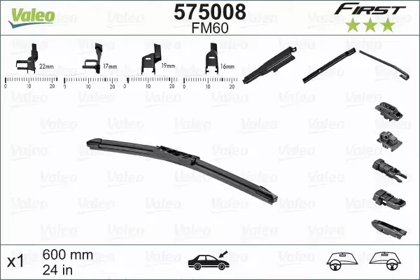 VALEO WYCIERACZKI VW PASSAT B6 B7 CC SCIROCCO 