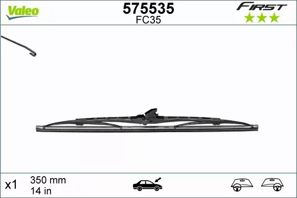 VALEO FIRST WYCIERACZKI PRZÓD TOYOTA YARIS P1 