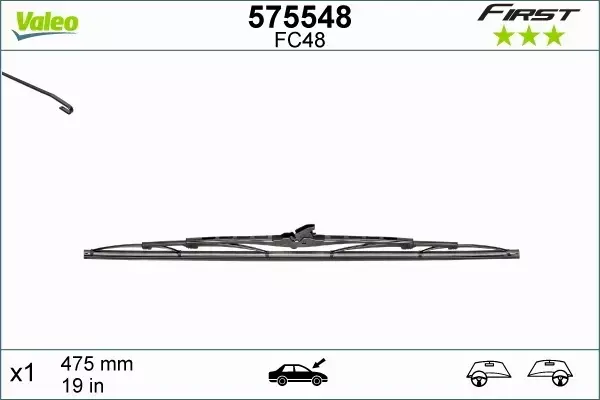 VALEO FIRST WYCIERACZKI PRZÓD OPEL ASTRA II G 