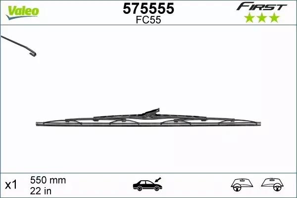 VALEO FIRST WYCIERACZKI PRZÓD FORD MONDEO MK3 