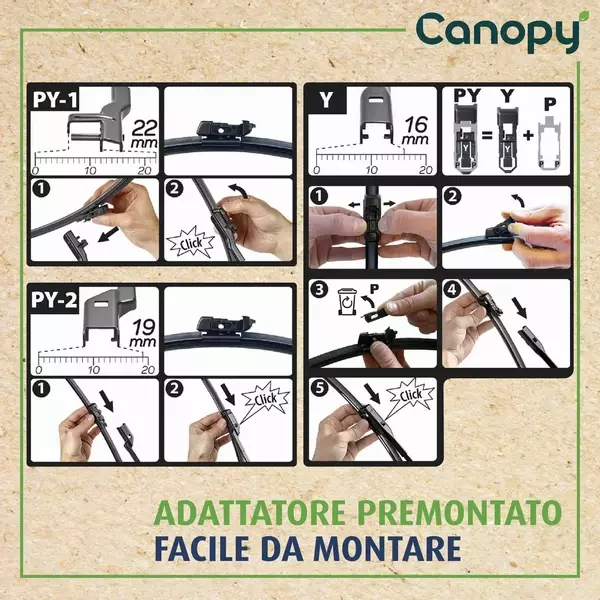 VALEO CANOPY WYCIERACZKI EKO FIAT DOBLO II 