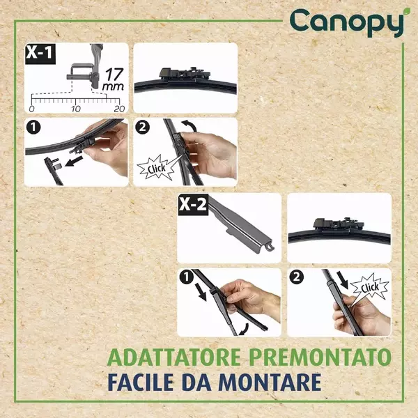 VALEO CANOPY WYCIERACZKI EKO MERCEDES A W169 