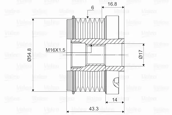 VALEO ZESTAW SPRZĘGŁA 588023 