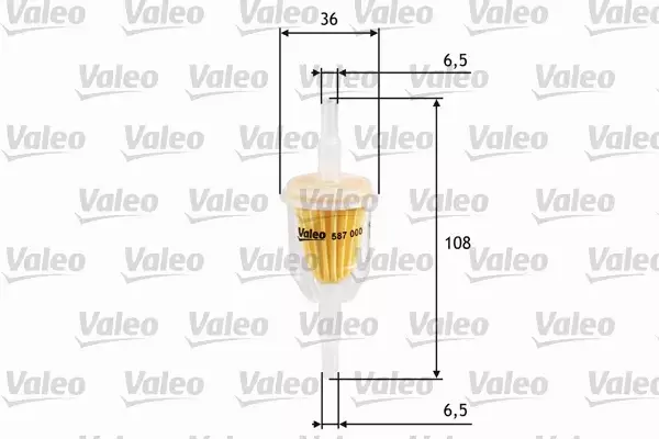 VALEO FILTR PALIWA 587000 