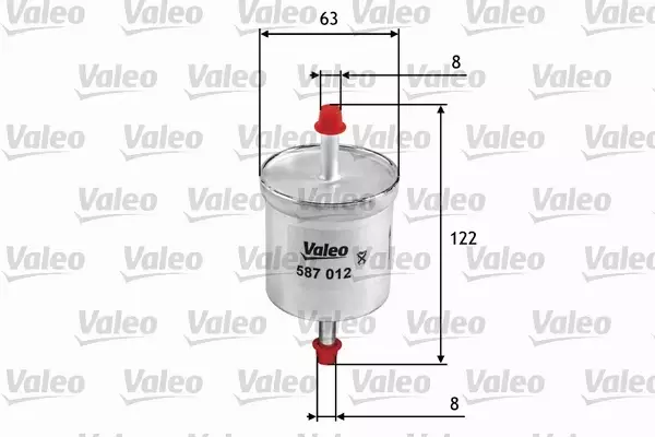 VALEO FILTR PALIWA 587012 