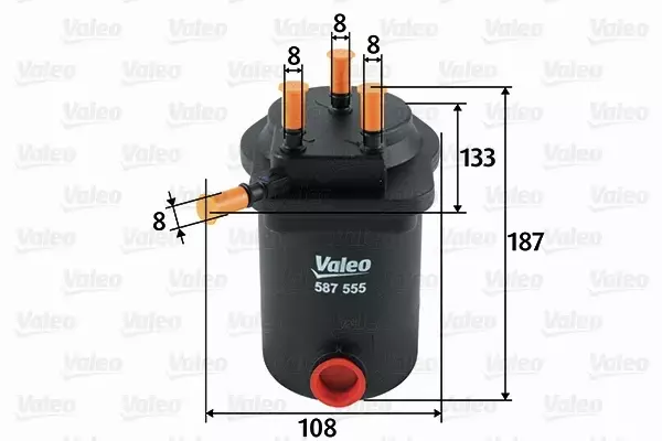 VALEO FILTR PALIWA 587555 