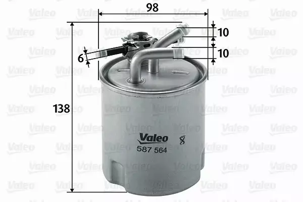 VALEO FILTR PALIWA 587564 