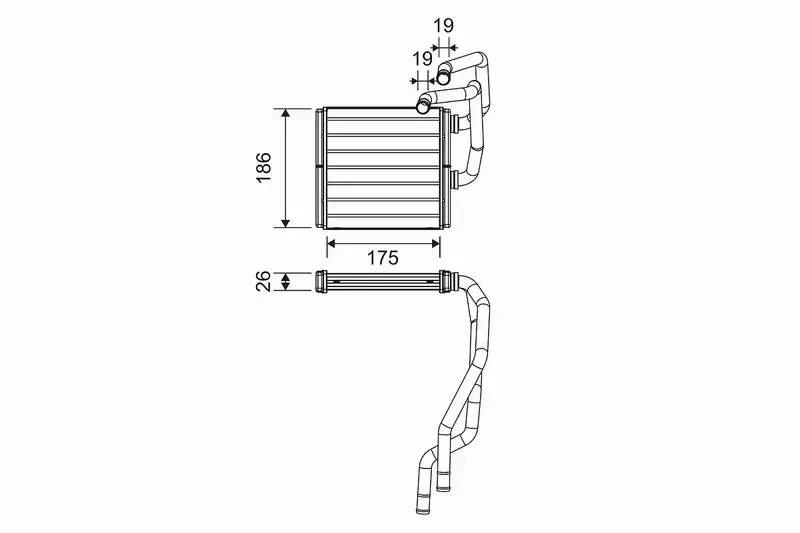 VALEO NAGRZEWNICA 811511 