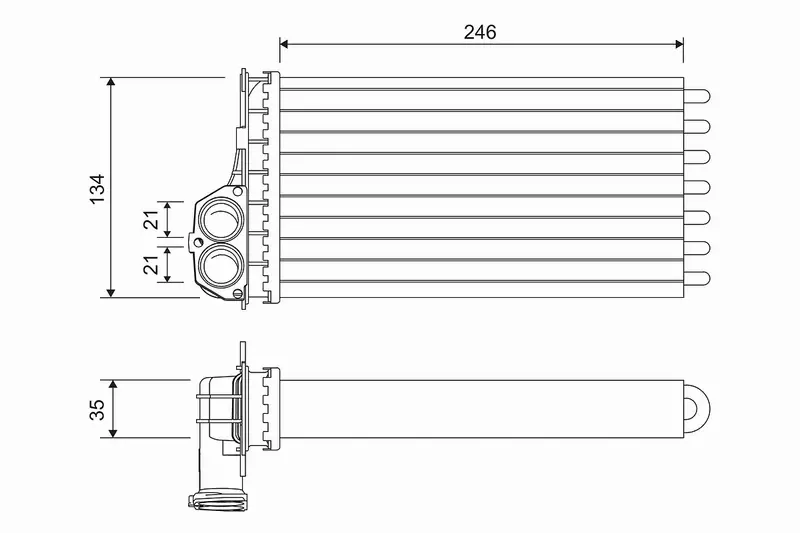 VALEO NAGRZEWNICA 811565 